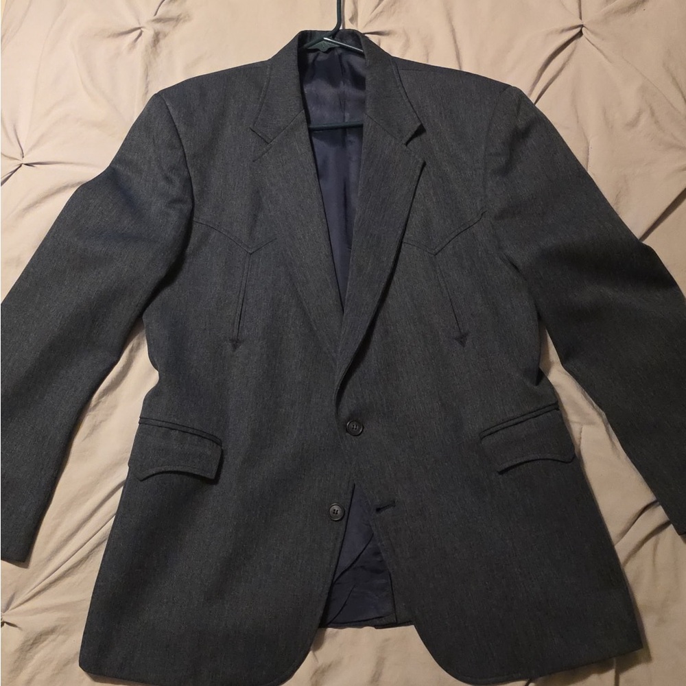 Circle S Blue Sport Coat Blazer - Picture 9 of 9